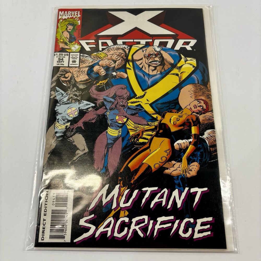 X-Factor #94 Marvel Comics Book NM Sept 1993 Mutant Sacrifice